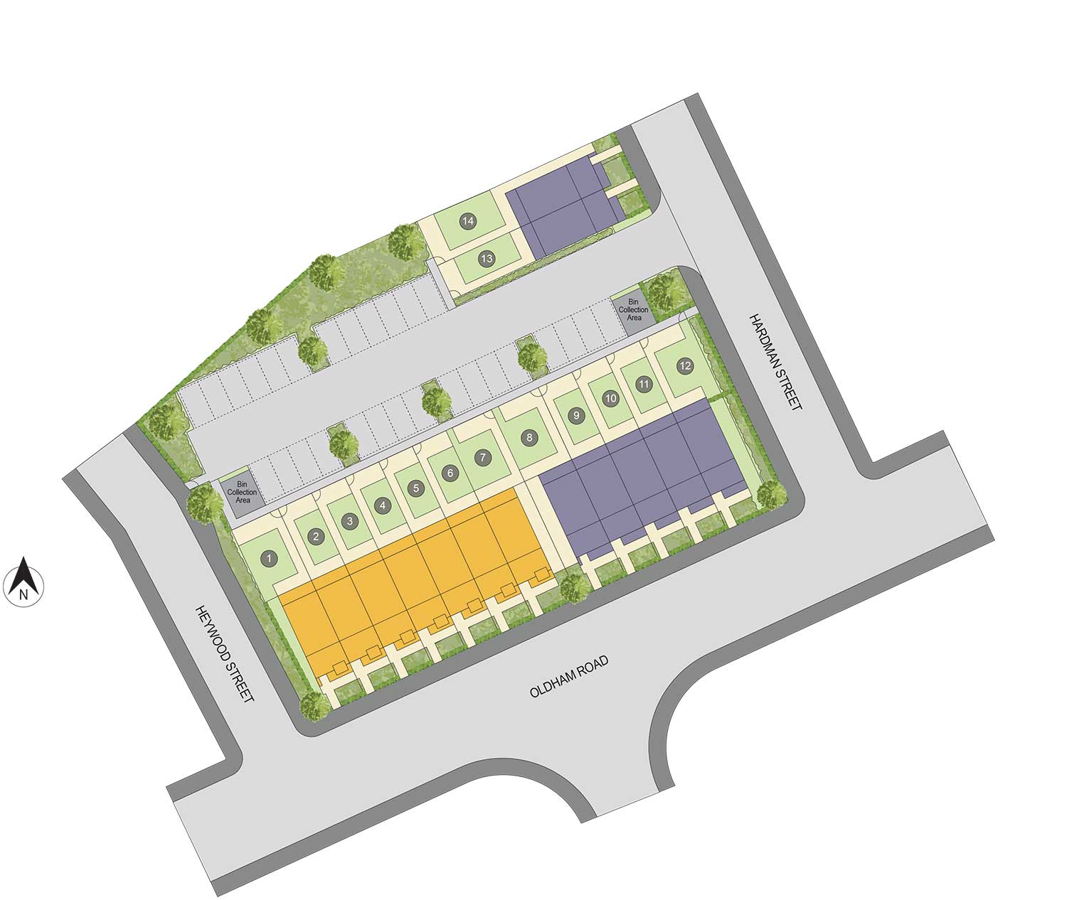 Cotton Mews Siteplan