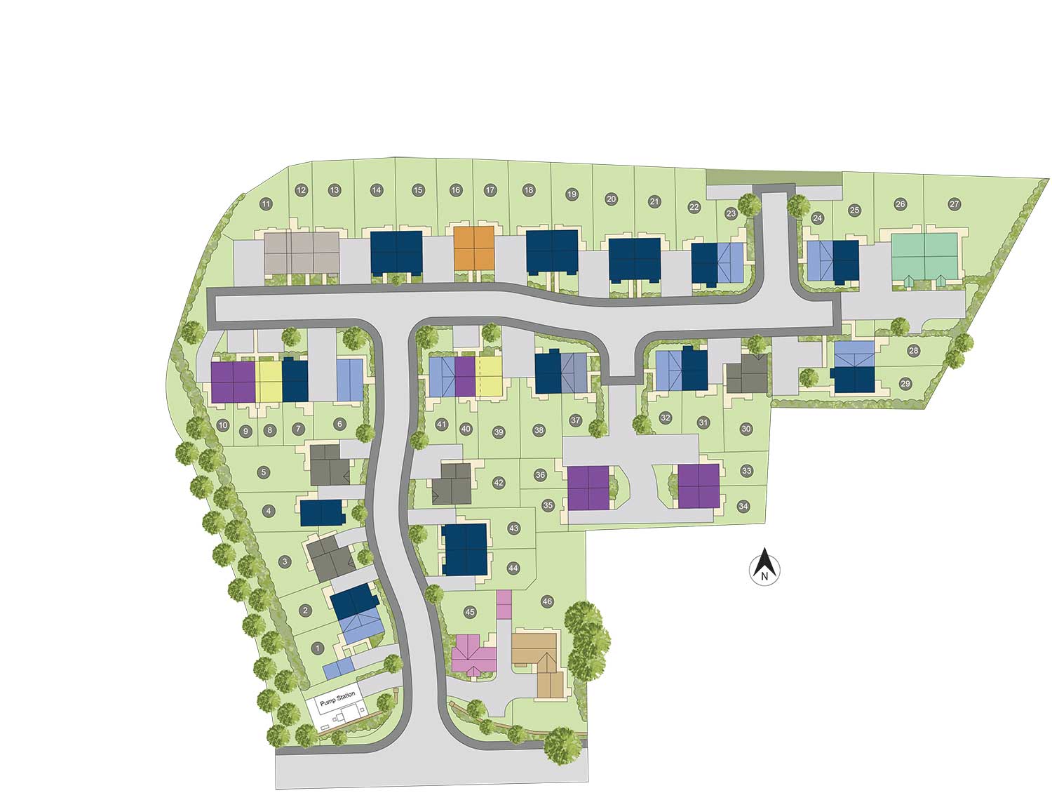 Burlington Rise Siteplan