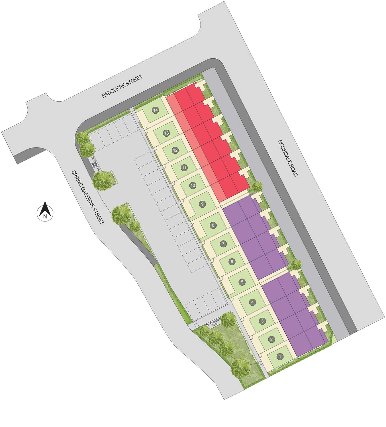 Spring Gardens Siteplan