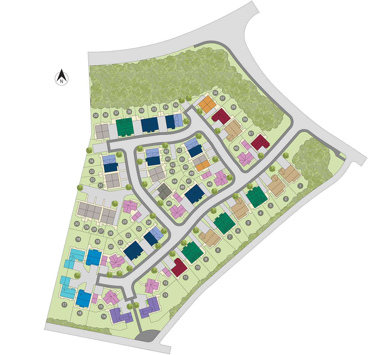 The Copse Interactive Siteplan