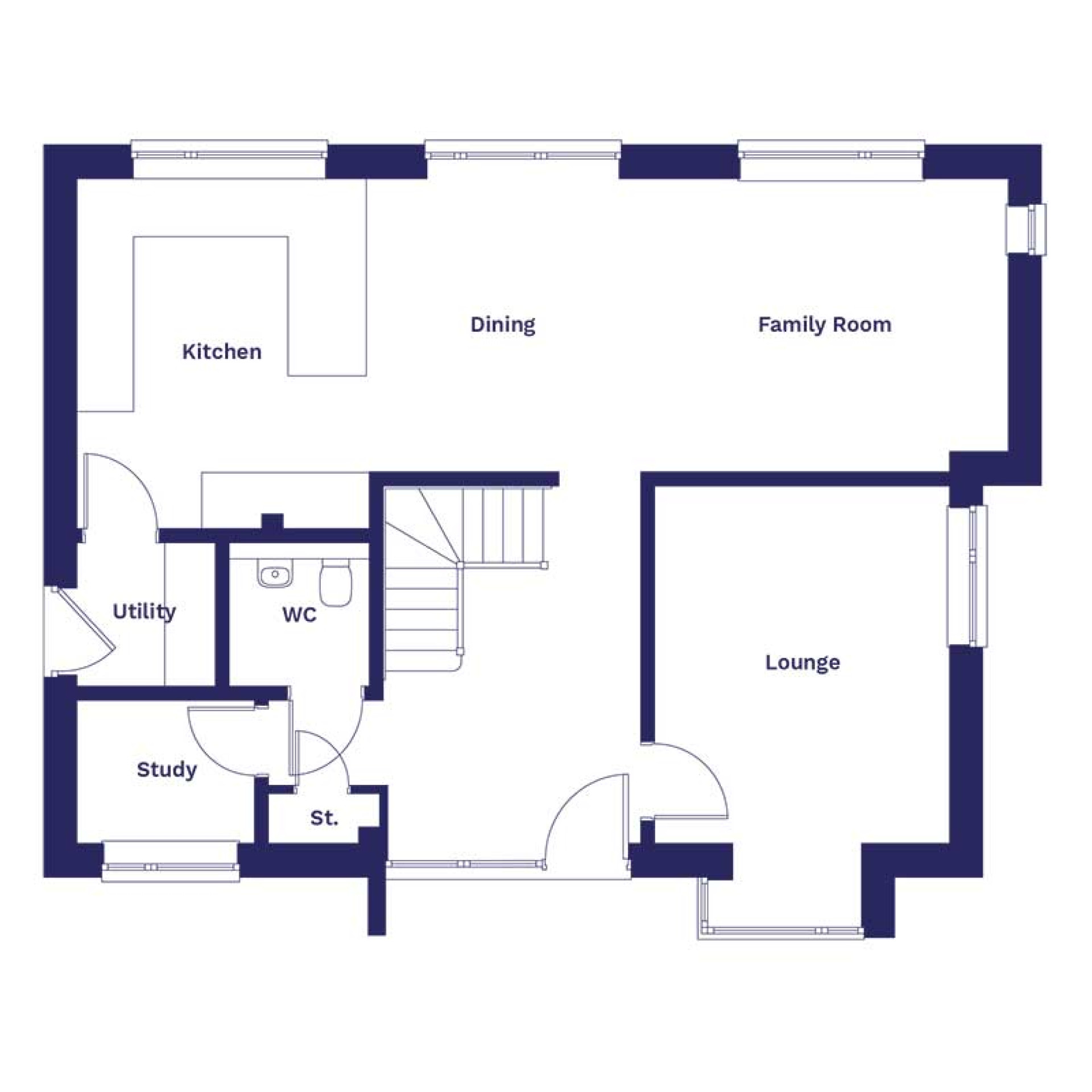 Plot 1 Ground Floor image