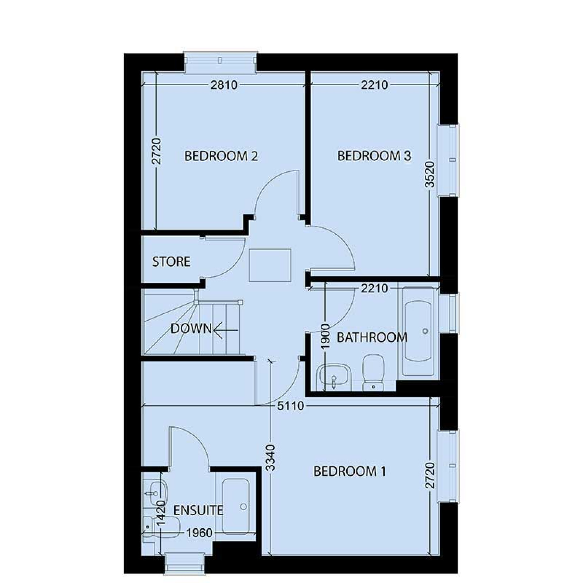 Plot 55 First Floor image