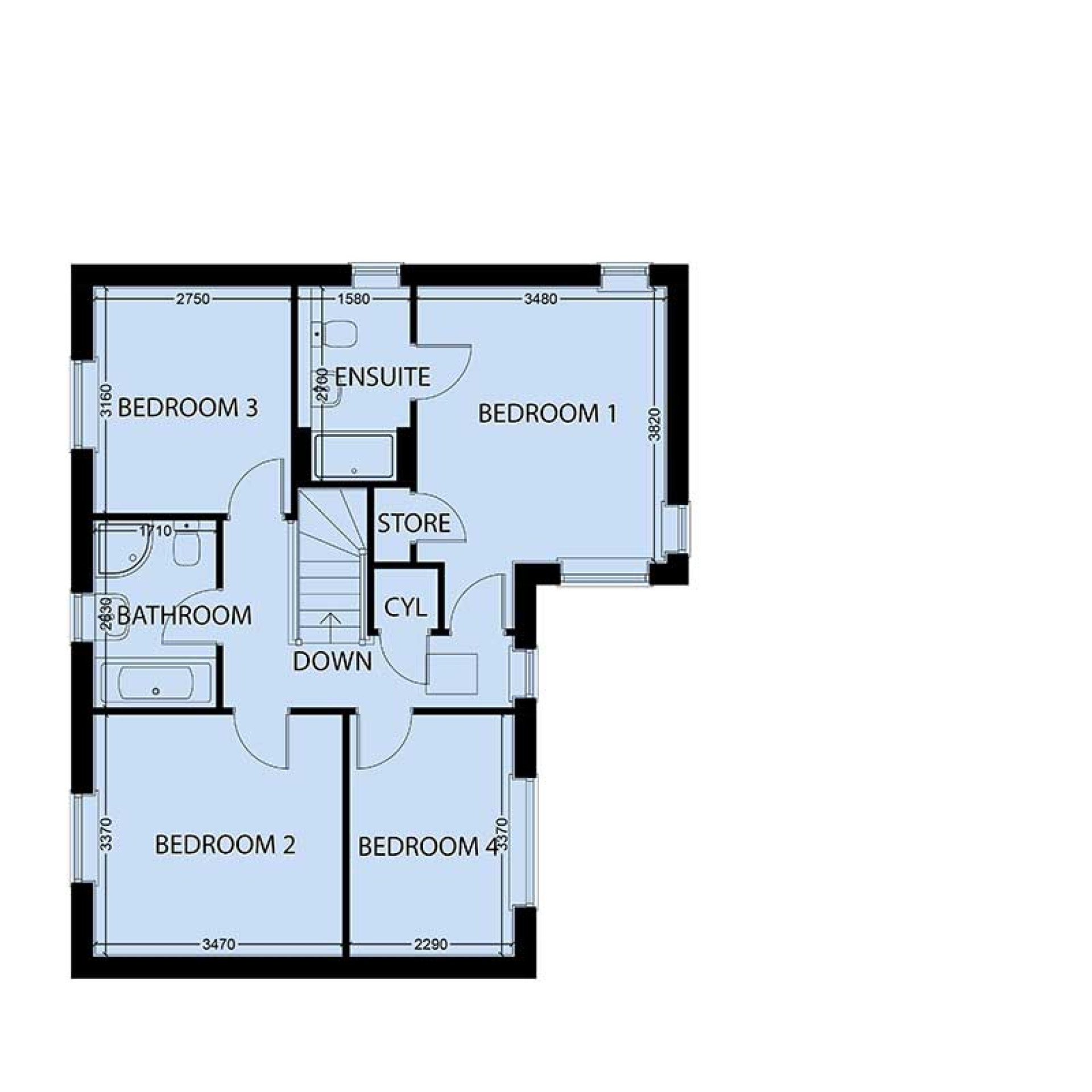 Plot 17 First Floor image