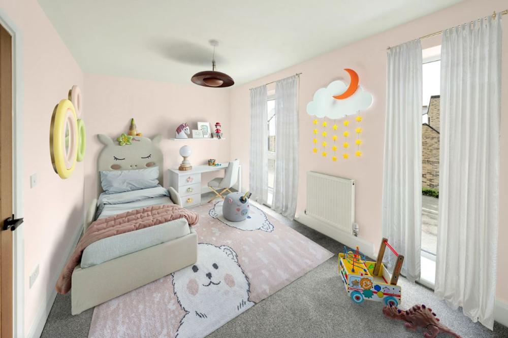 Salisbury Bedroom 3 staged