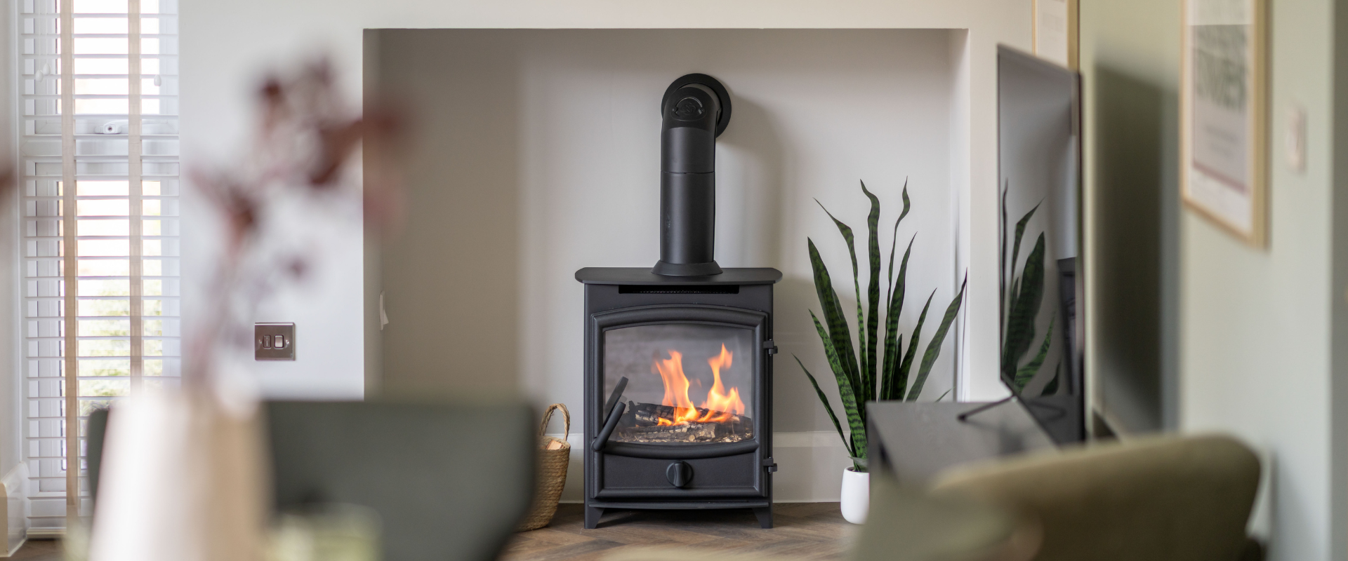 Fireplace in a home in Milnrow
